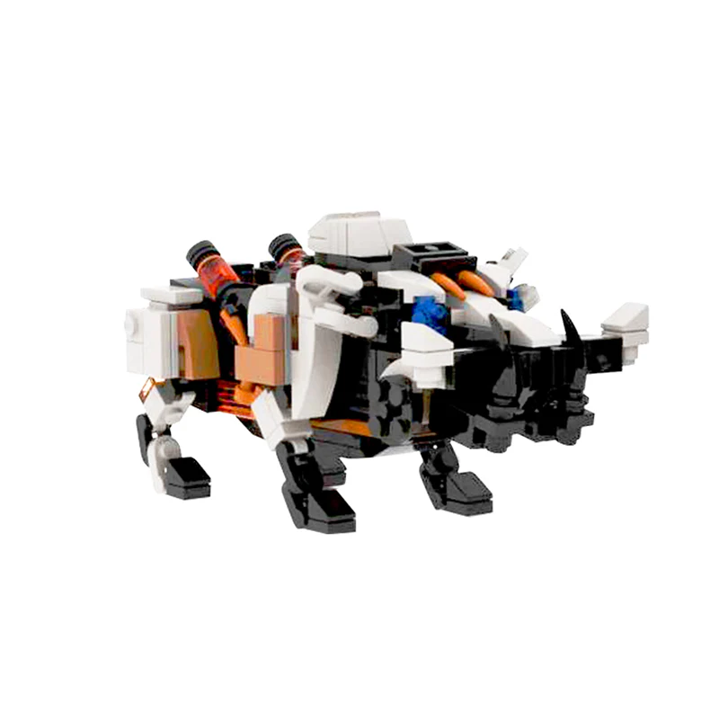 GOBRICKS MOC 156073 Fire and Acid Bristlebacks from Horizon Forbidden West - YWOBB