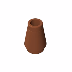 GOBRICKS GDS-606 Cone 1 x 1 without Top Groove - YWOBB