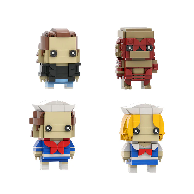 MOC 125950 Punk Eleven (Stranger Things) Custom Brickheadz - YWOBB