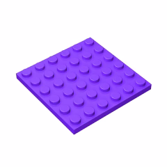 GOBRICKS GDS-523 Plate 6 x 6 - YWOBB