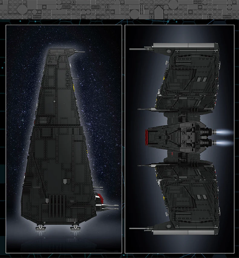 Mould King 21011 UCS Command Shuttle (Upsilon Shuttle) - YWOBB