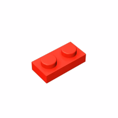 GOBRICKS GDS-502 Plate 1 x 2 - YWOBB