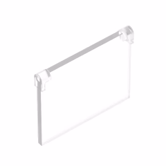 GOBRICKS GDS-878 Glass for Window 1 x 4 x 3 - Opening - YWOBB