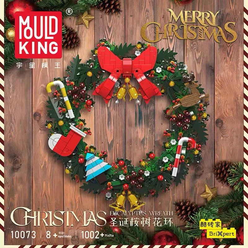 Mould King 10073 Christmas Eucalyptus Wreath - YWOBB
