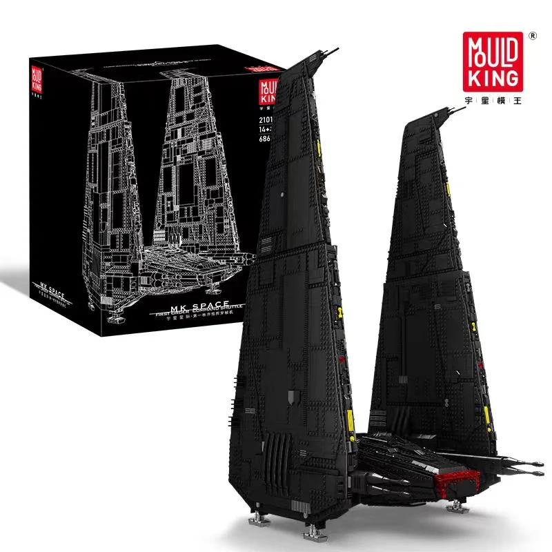 Mould King 21011 UCS Command Shuttle (Upsilon Shuttle) - YWOBB