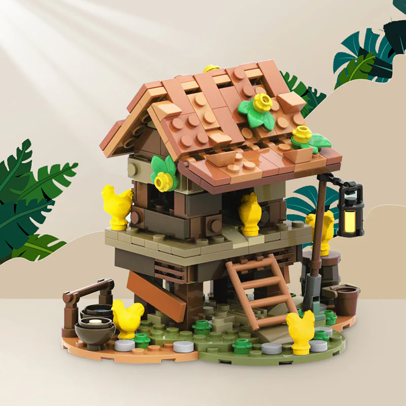 GOBRICKS MOC 152603 Chicken Coop - Castle - YWOBB