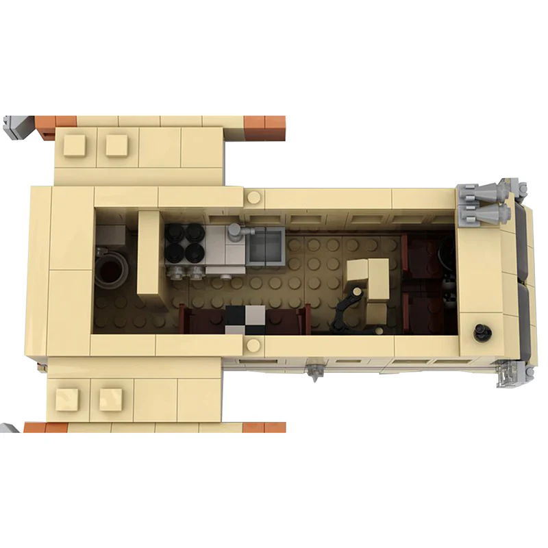 GOBRICKS MOC 37608 Spaceballs Eagle-5 - YWOBB