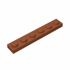 GOBRICKS GDS-505 Plate 1 x 6 - YWOBB