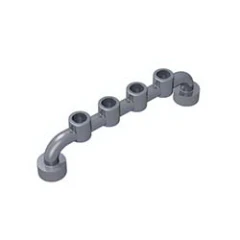 GOBRICKS GDS-729 Bar 1 x 6 with Hollow Studs - YWOBB