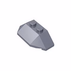 GOBRICKS GDS-756 Wedge 2 x 4 Triple - YWOBB