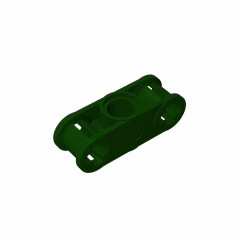 GOBRICKS GDS-935 Axle and Pin Connector Perpendicular 3L with Center Pin Hole - YWOBB