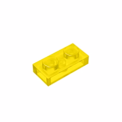 GOBRICKS GDS-502 Plate 1 x 2 - YWOBB