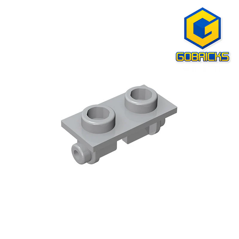 GOBRICKS GDS-828 Hinge Brick 1 x 2 Top Plate - YWOBB