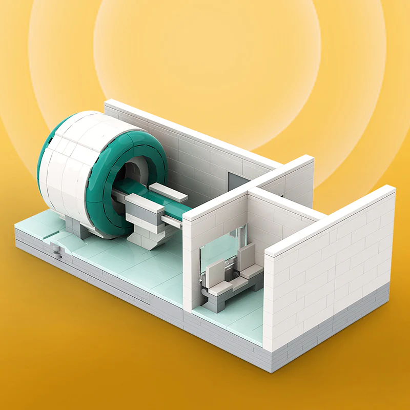 GOBRICKS MOC 103049 MRI Scanner - YWOBB