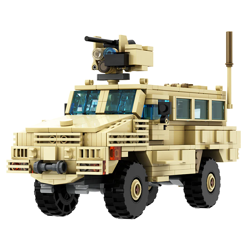 GOBRICKS MOC 131385 RG-31 Mk.5E Cat.1 MRAP - YWOBB