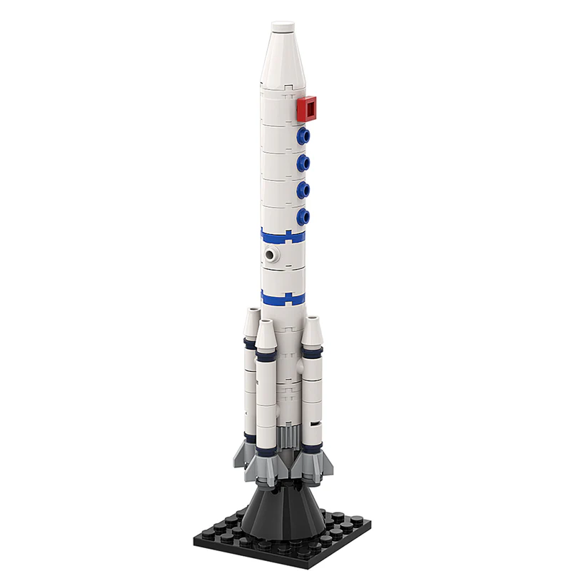 GOBRICKS MOC A0158 Long March rocket - YWOBB