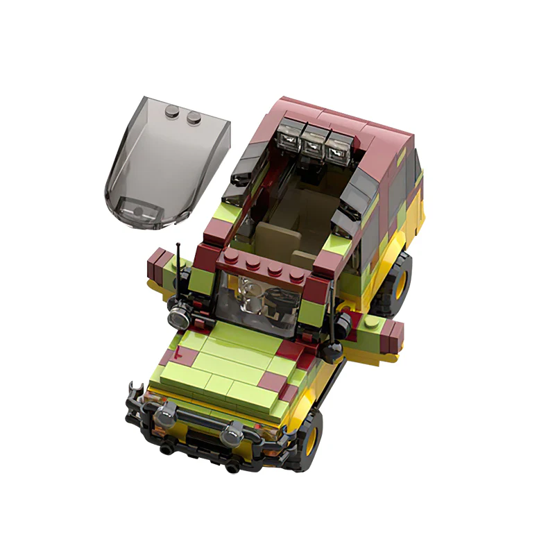 GOBRICKS MOC 25912 Jurassic Park Tour Vehicle (Ford Explorer) - YWOBB