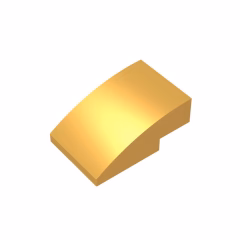 GOBRICKS GDS-1123 Curved 3 x 2 - YWOBB