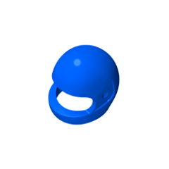 GOBRICKS GDS-2067 Minifigure Headgear Helmet Motorcycle - YWOBB