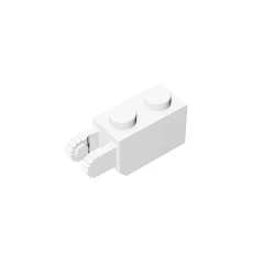GOBRICKS GDS-827 Hinge Brick 1 x 2 Locking with 2 Fingers Vertical End, 9 Teeth - YWOBB