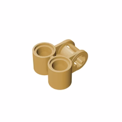 GOBRICKS GDS-927 Axle and Pin Connector Perpendicular Double - YWOBB