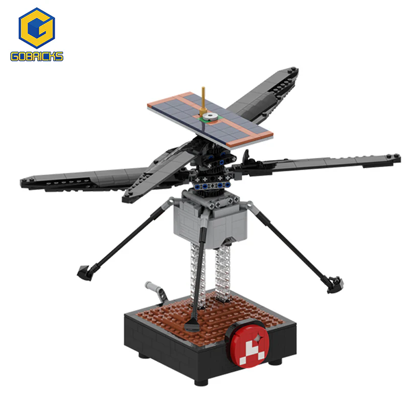 GOBRICKS MOC 51015 NASA Mars Helicopter Ingenuity - YWOBB