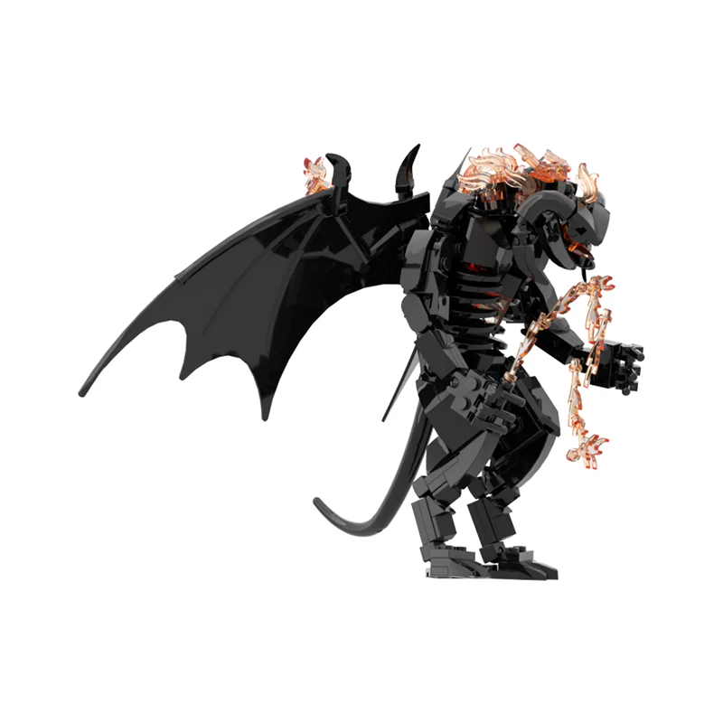 GOBRICKS MOC A1478 Lord of the Rings-Little Balrog - YWOBB