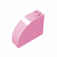 GOBRICKS GDS-1118 Curved 3 x 1 x 2 with Stud - YWOBB