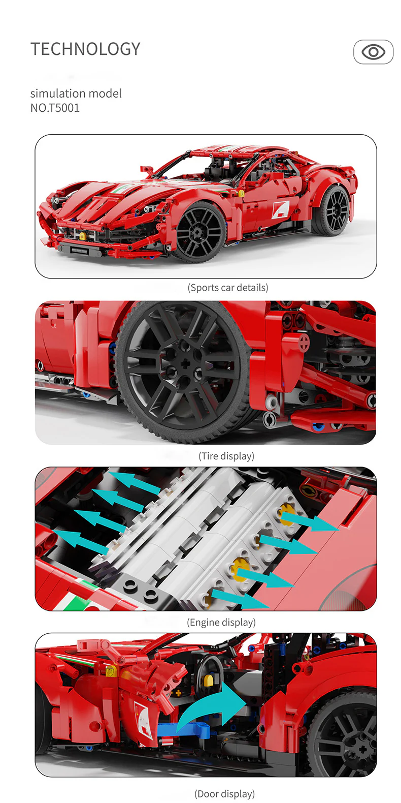 TGL T5001 1:10 Ferrari F12 - YWOBB