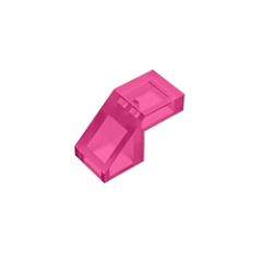 GOBRICKS GDS-1484 Slope 45 2 x 1 with Cutout without Stud - YWOBB