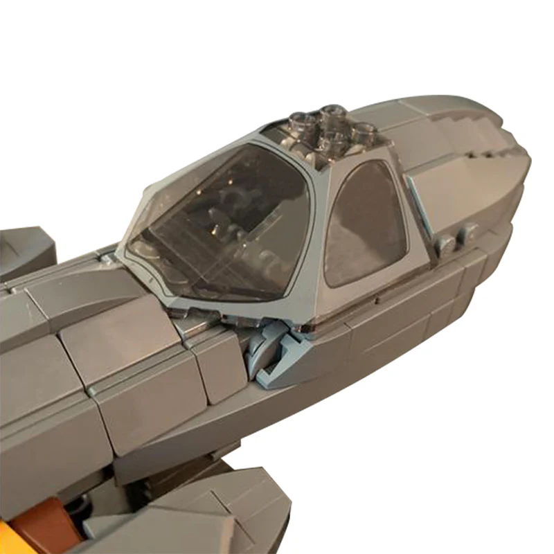 GOBRICKS MOC 119253 General Grievous's Starfighter - The Soulless One Minifigure Scale - YWOBB