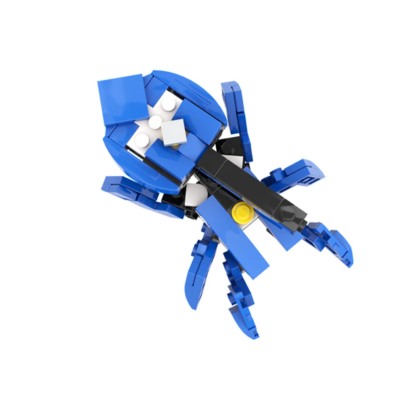 GOBRICKS MOC 140643 Spider robot tank with laser cannon - YWOBB
