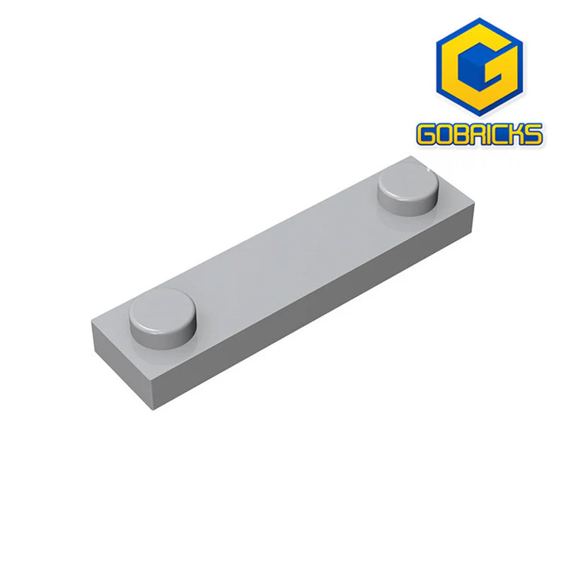 GOBRICKS GDS-723  Modified 1 x 4 with 2 Studs without Groove - YWOBB