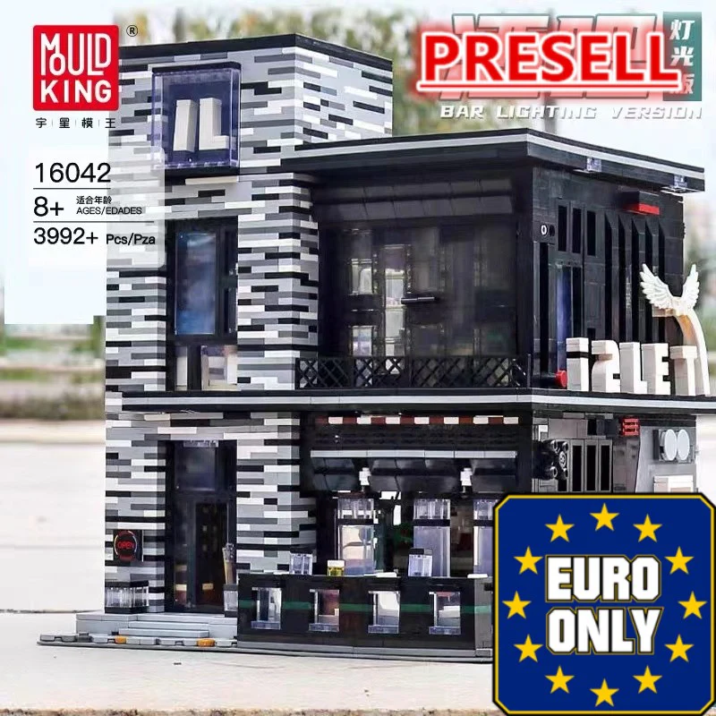 Mould King 16042 the Bar with lights OVP EU Warehouse Version - YWOBB