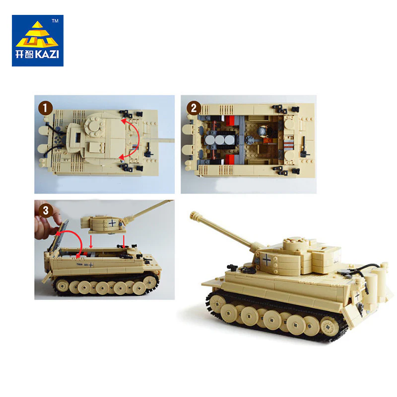 KAZI KY 82011 The Germany King Tiger Tank - YWOBB