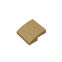 GOBRICKS GDS-659  Curved 2 x 2 - YWOBB
