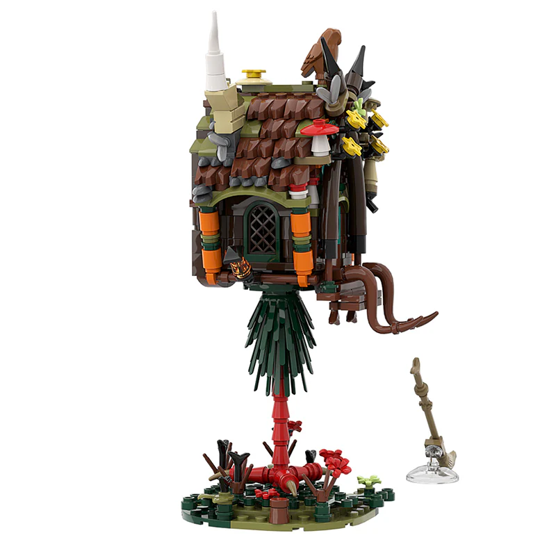 GOBRICKS MOC 128416 Baba Yaga hut - YWOBB