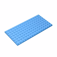 GOBRICKS GDS-529 Plate 8 x 16 - YWOBB