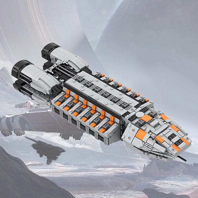 GOBRICKS MOC 19273 Battlestar Galactica: Minotaur - YWOBB