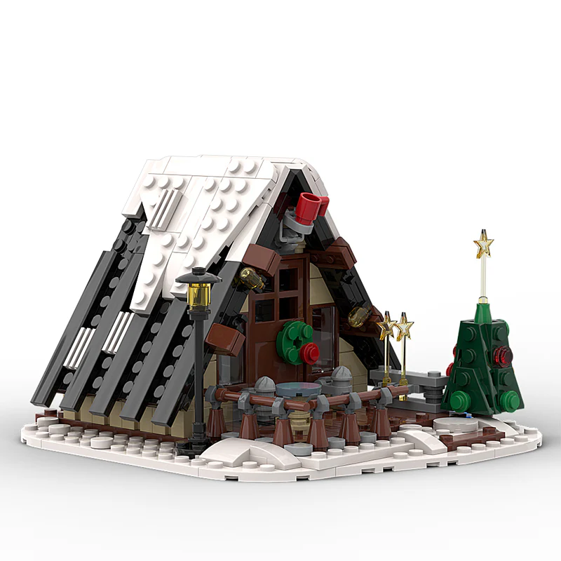 GOBRICKS MOC 59602 Winter Cottage - YWOBB