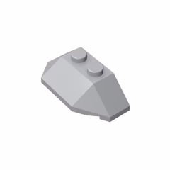 GOBRICKS GDS-756 Wedge 2 x 4 Triple - YWOBB