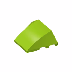 GOBRICKS GDS-762 Wedge 4 x 3 No Studs - YWOBB