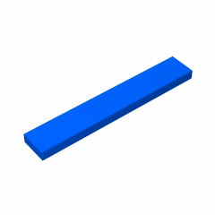 GOBRICKS GDS-564 Tile 1 x 6 - YWOBB