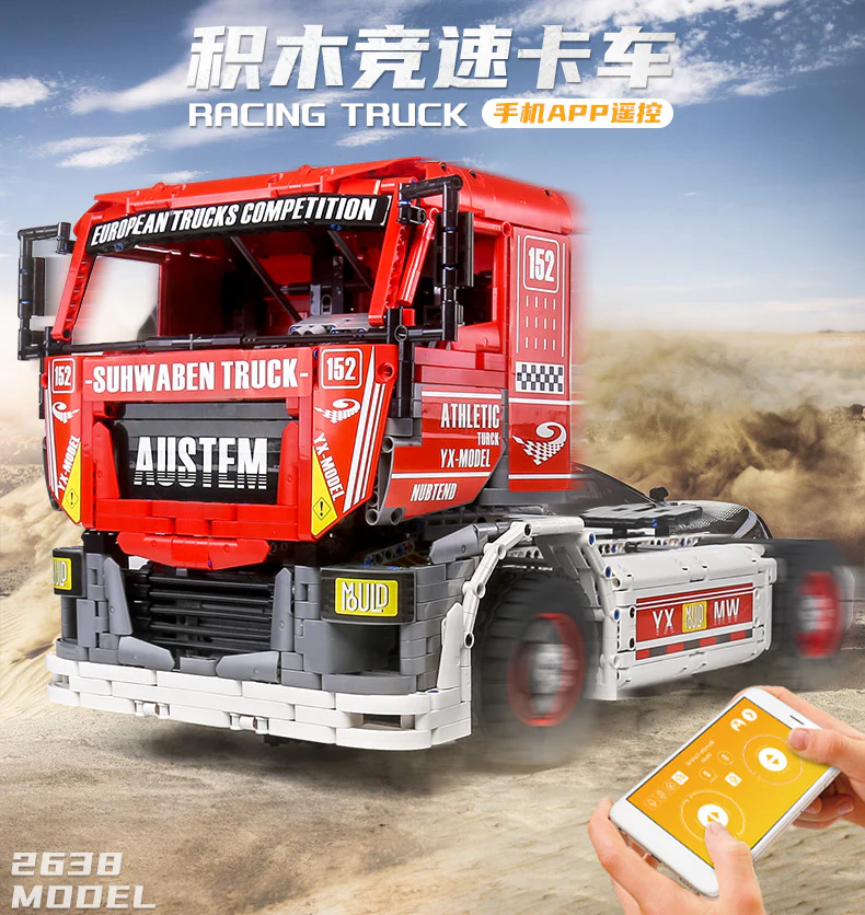 Mould King 13152 Racing Truck - YWOBB