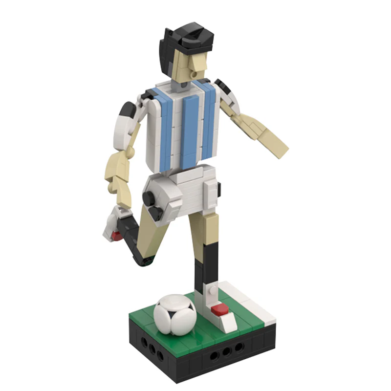 GOBRICKS MOC 130032 Argentina soccer team player - YWOBB