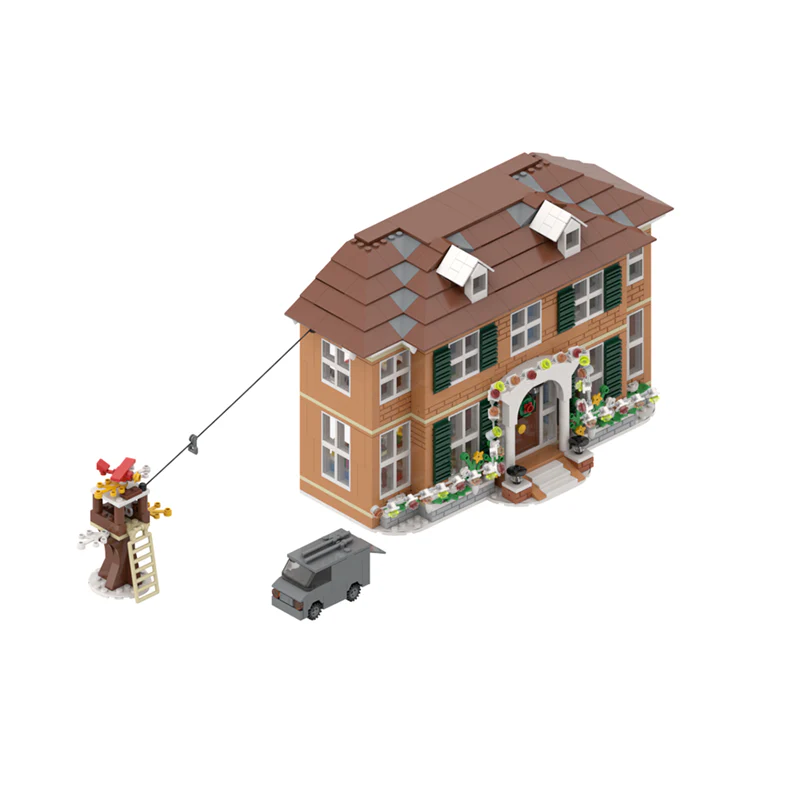 GOBRICKS MOC A0673 Home Alone �?Kevin’s House - YWOBB
