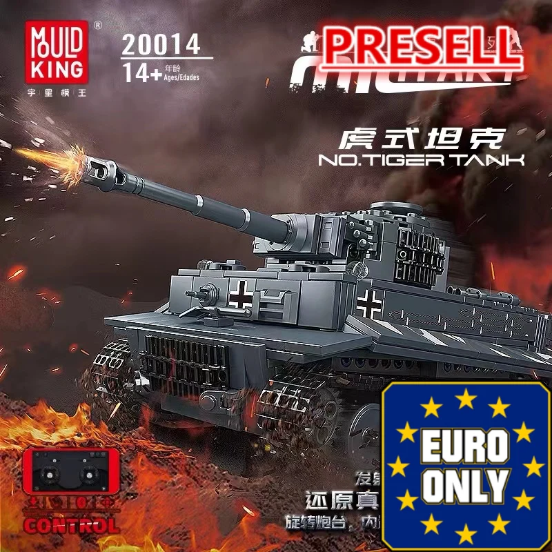 Mould King 20014 Tiger Tank OVP EU Warehouse Version - YWOBB