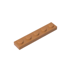 GOBRICKS GDS-90026 Plate 1 x 5 - YWOBB