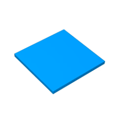 GOBRICKS GDS-1116 Tile 6 x 6 with Bottom Tubes - YWOBB