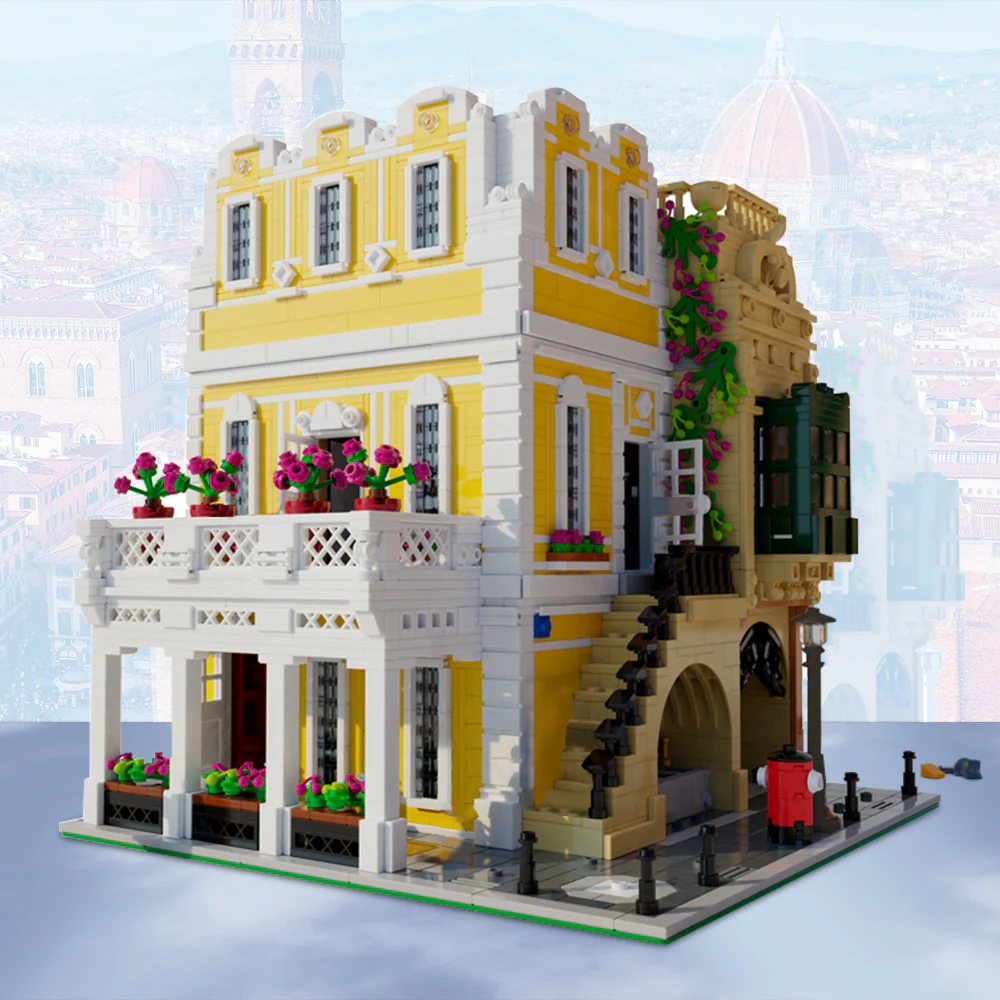 GOBRICKS MOC 122357 Florentine Palazzo - YWOBB